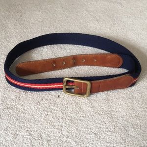 Navy and Red Belt